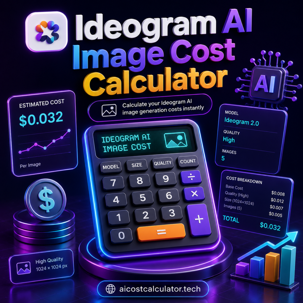 Ideogram AI Image Cost Calculator